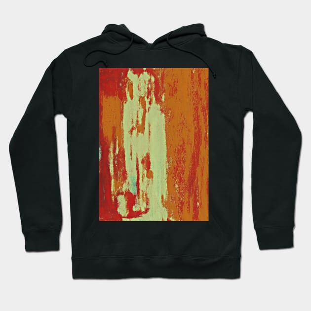 Two Spirits In The Orange Space Hoodie by SpieklyArt